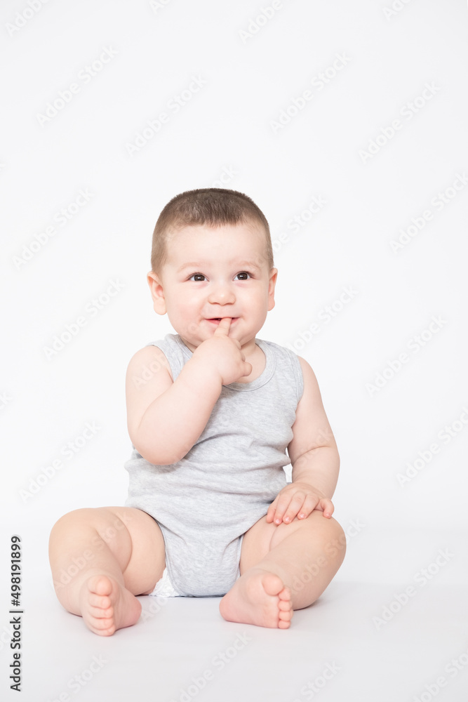 cute baby boy sit or crowl , closeup portrait of adorable child isolated on white background, sweet toddler healthy childhood, perfect caucasian infant, lovely kid, innocence concept cute baby boy sit or crowl , closeup portrait of adorable child isolated on white background, sweet toddler healthy childhood, perfect caucasian infant, lovely kid, innocence concept