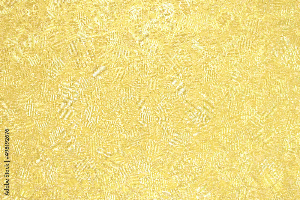 背景 テクスチャ 高級感 金色 金屏風 金紙 年賀状 正月 和紙 壁紙 キラキラ ビンテージ アンティーク レトロ Stock Illustration Adobe Stock