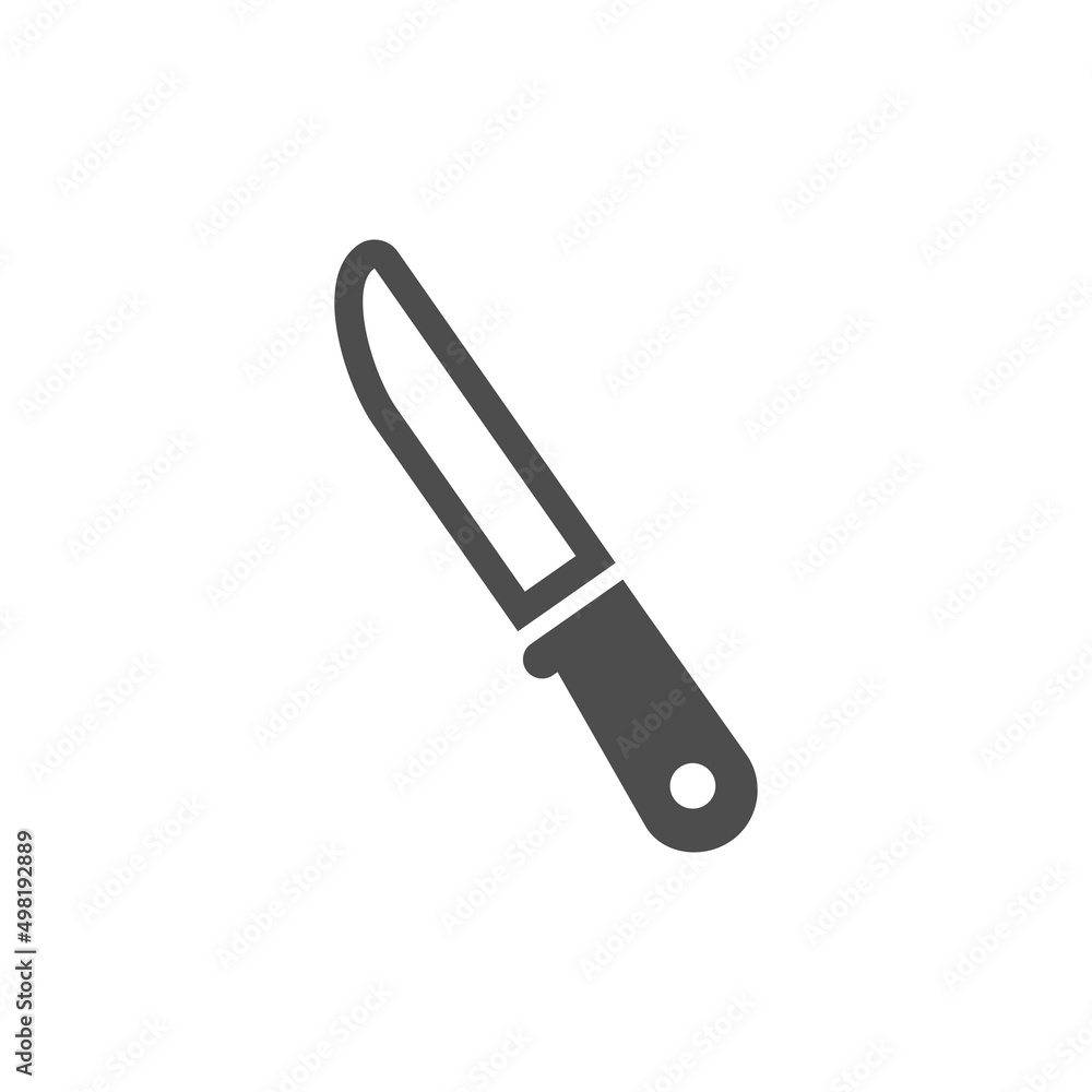 Knife, vector construction and repair tool icon Knife, vector construction and repair tool icon