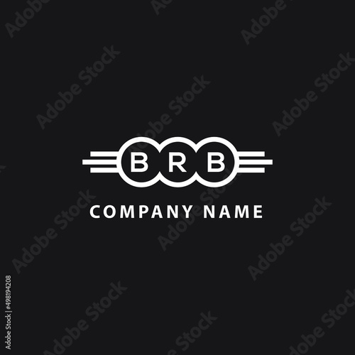 BRC letter logo design on black background. BRC  creative initials letter logo concept. BRC letter design.
