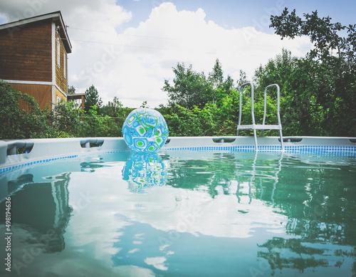 the village mobile swimming pool photo