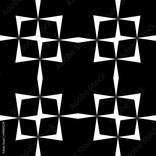 Abstract Black White Seamless pattern. Modern stylish texture with Bold stripes. Geometric abstract background.Cute abstract geometric shape pattern design in black and white. Repeat seamless.