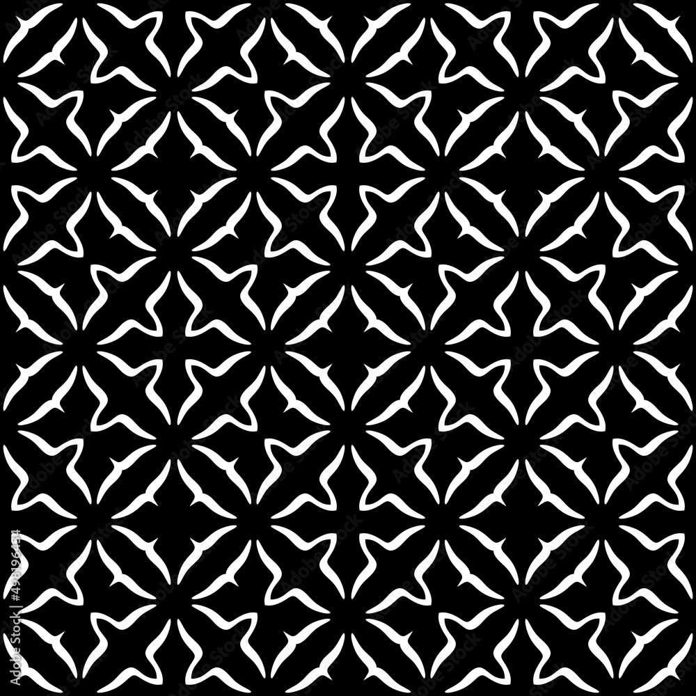 Seamless pattern with oblique black bands.Seamless vector. Checks, chevrons motif. Rhombuses, shapes ornament. Diamonds, curves wallpaper.Abstract geometric pattern. A seamless vector background.