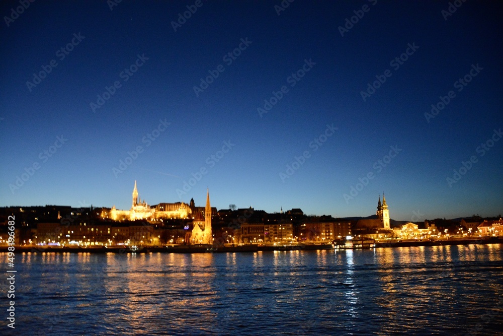 Obraz premium city at night