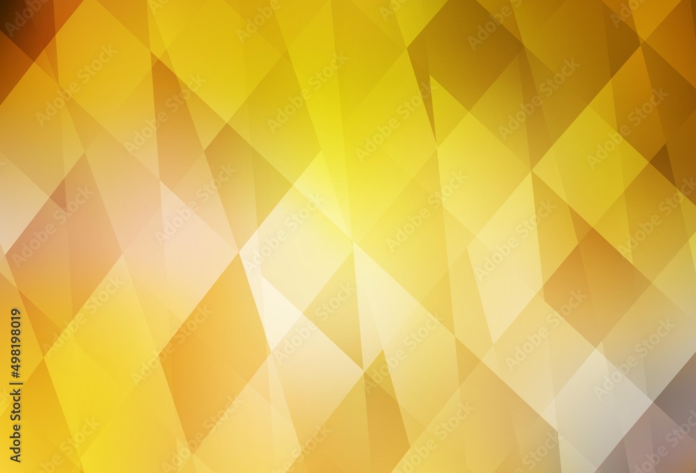 Dark Yellow vector template with rhombus. Dark Yellow vector template with rhombus.