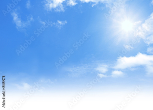 Foto 背景 夏 テクスチャ 空 青空 自然 太陽