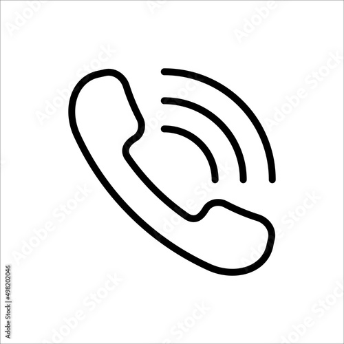 phone icon vector design template simple and clean