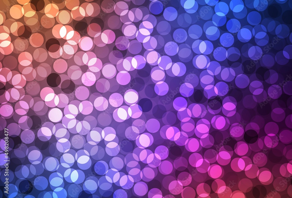 Light Blue, Red vector background with bubbles. Light Blue, Red vector background with bubbles.