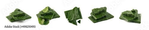 Frozen Spinach Isolated