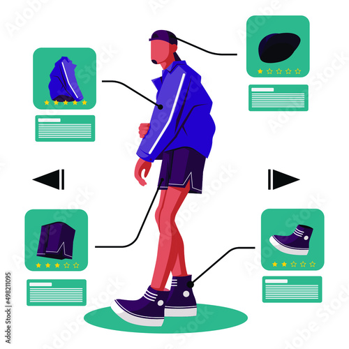 Awesome Best Graphic Flat Illustration