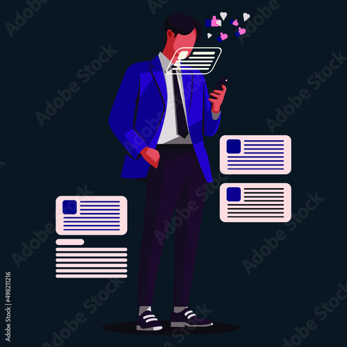 Awesome Best Graphic Flat Illustration