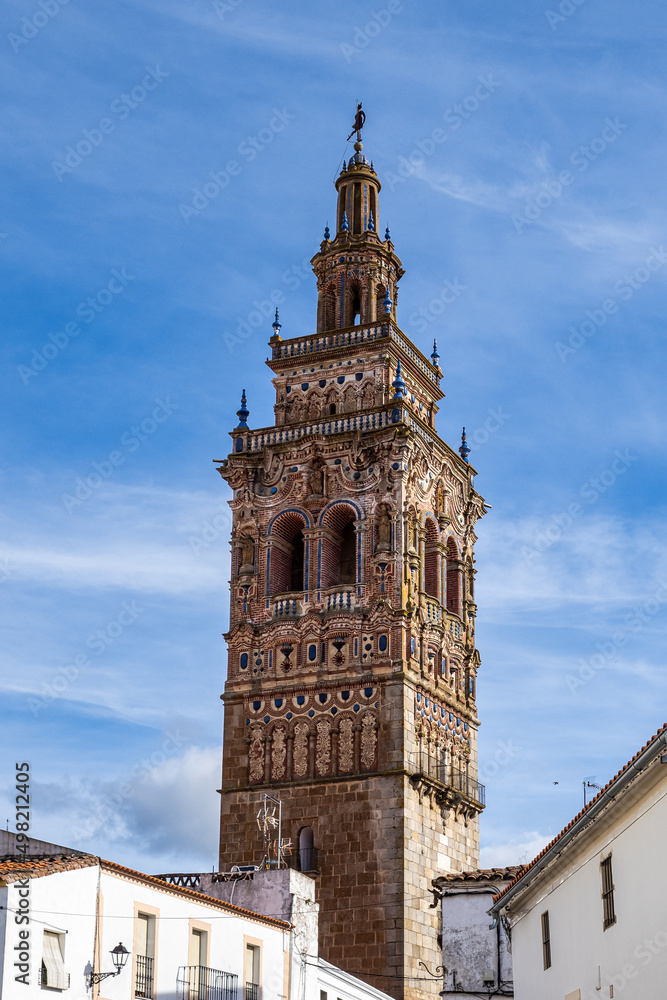 Church of San Bartolome at Jerez de los Caballeros, Badajoz, Spain.