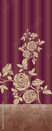 pattern seamless decoration wallpaper design texture floral art style geometric Textile 