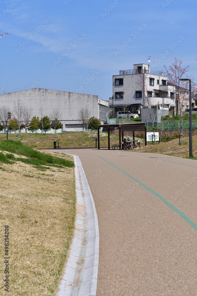 公園を走る 公園を走る