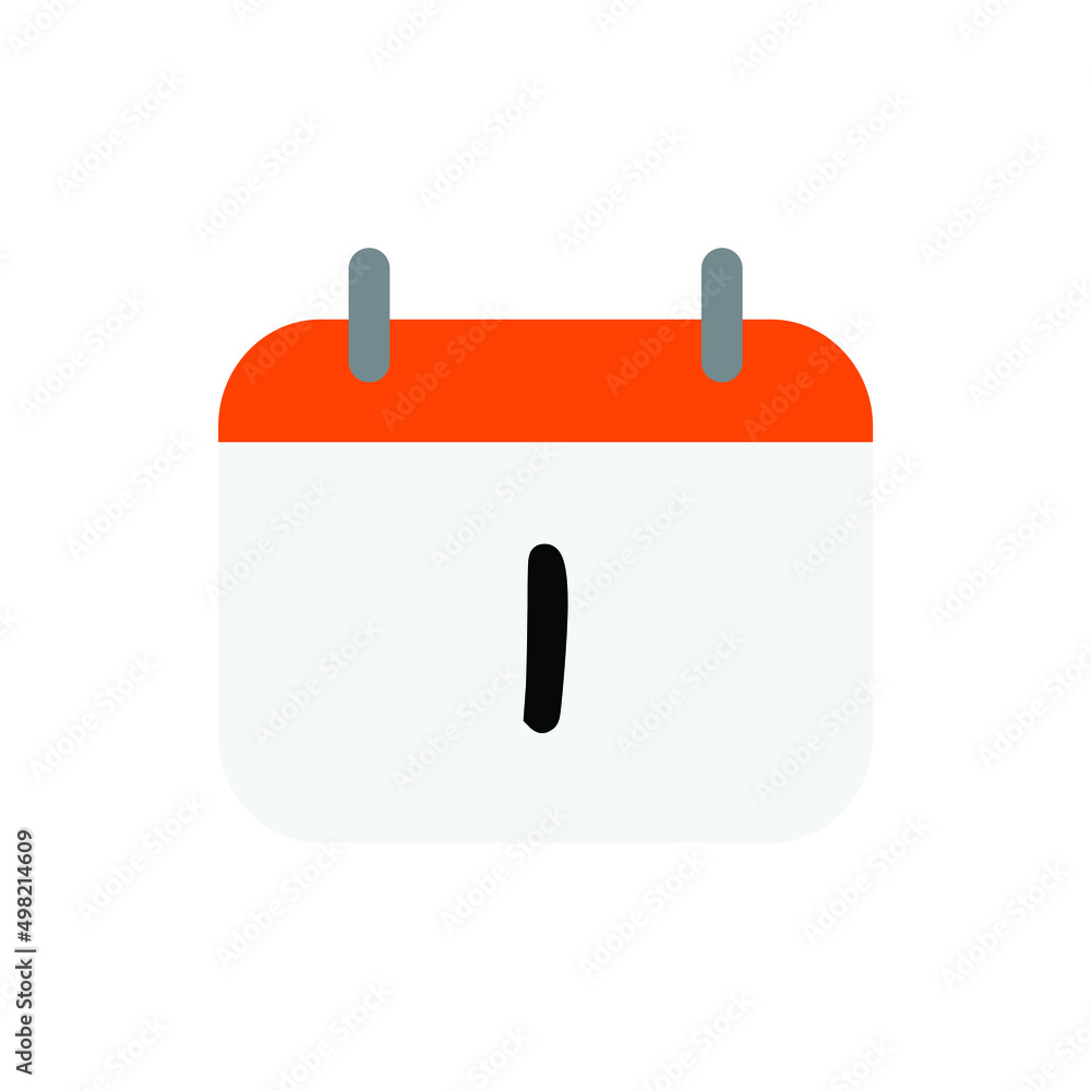 Vector calendar day for website, cv, presentation Vector calendar day for website, cv, presentation