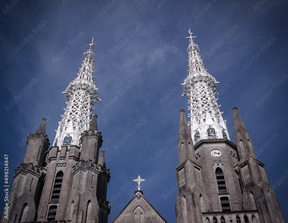 an old building cathedral church in Jakarta Indonesia