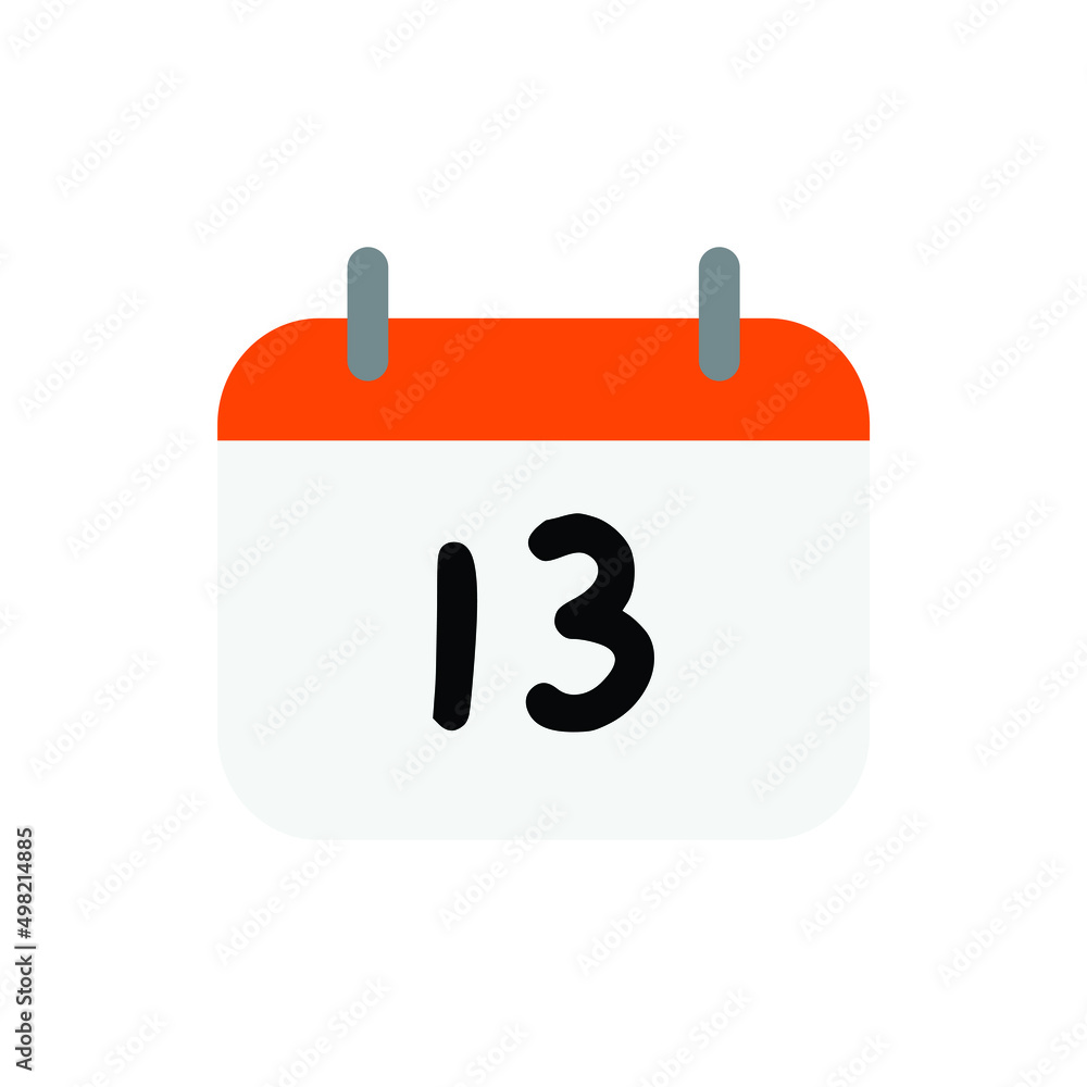 Vector calendar day for website, cv, presentation Vector calendar day for website, cv, presentation