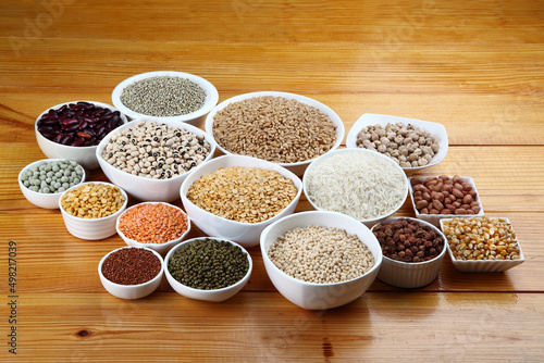 pulses and cereals
 photo