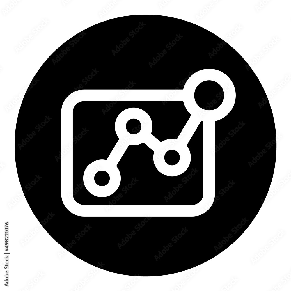 Graph Trade Flat Icon Isolated On White Background Graph Trade Flat Icon Isolated On White Background