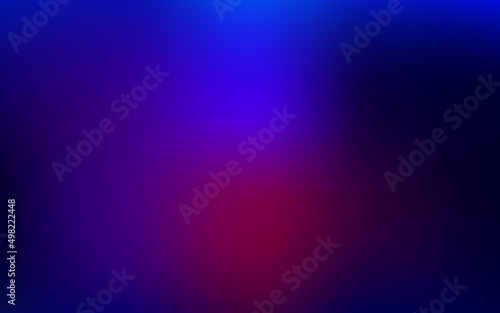 Dark purple, pink vector blur background.