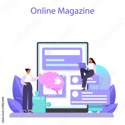 Logician online service or platform. Scientist studying logical