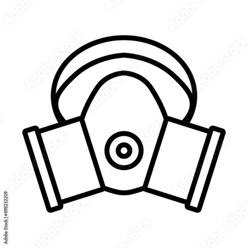 Dust Protection Mask Icon