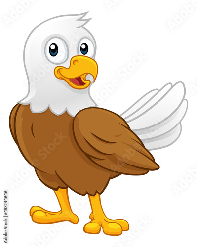Bald Eagle Bird Cute Cartoo...