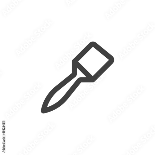 Spatula line icon