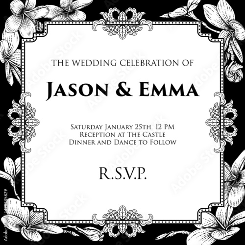 Plumeria Tropical Flower We...