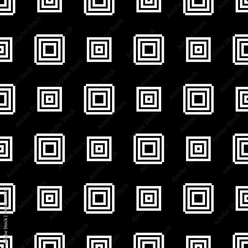 Abstract geometric pattern with crossing thin straight lines. Stylish texture in Black color. Seamless linear pattern.Seamless geometric ornament based on traditional islamic art.Geometric pattern.