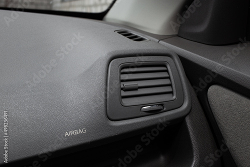 Car dashboard inside, interior details