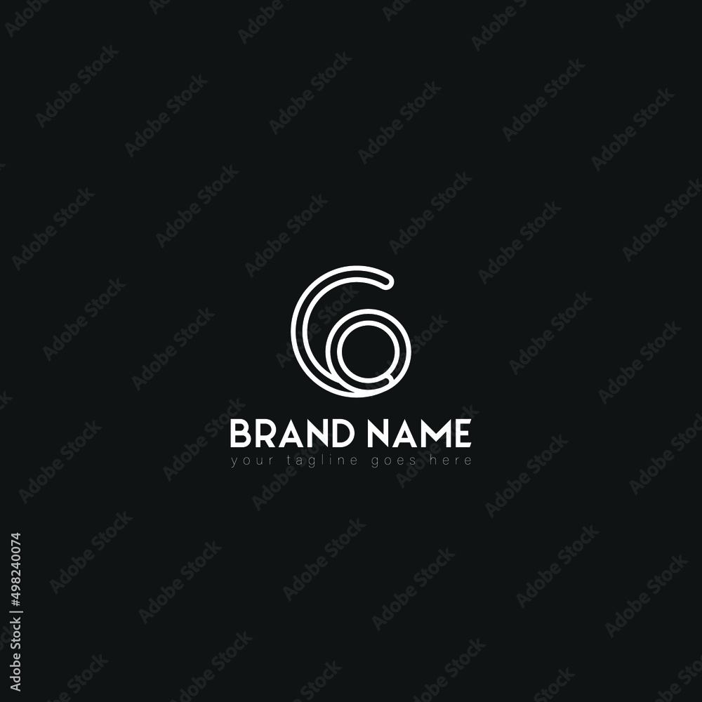 G initial logo brand name company