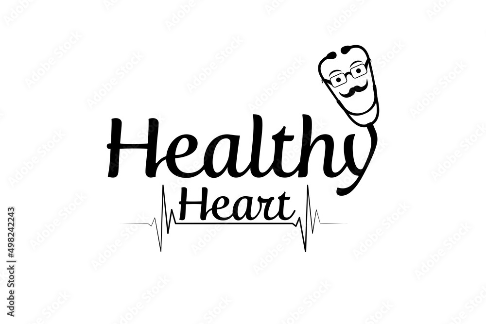 Healthy heart text, black stethoscope icon vector on white background. Healthcare symbol to use in health industry, cardiology, medical science, hospital, healthcare projects.
Healthy heart text, black stethoscope icon vector on white background. Healthcare symbol to use in health industry, cardiology, medical science, hospital, healthcare projects.