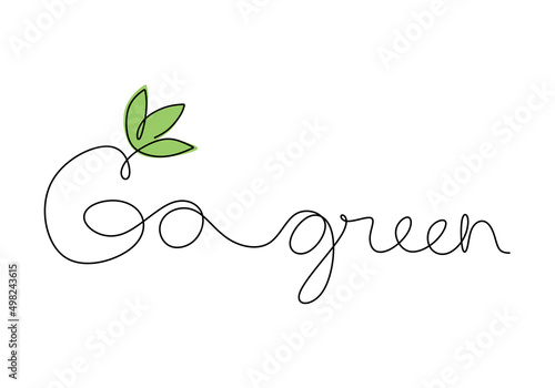 One continuous single line ...