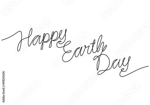 One continuous single line ...