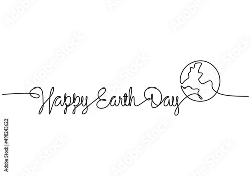 One continuous single line ...