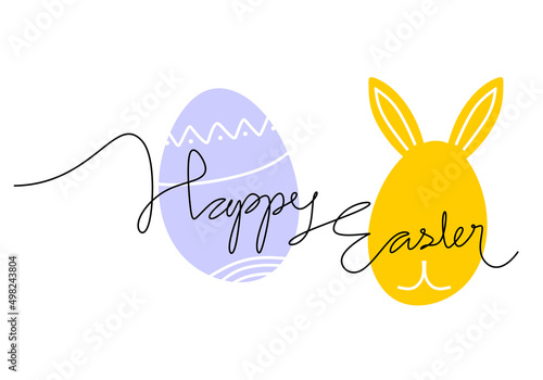 One continuous single line ...