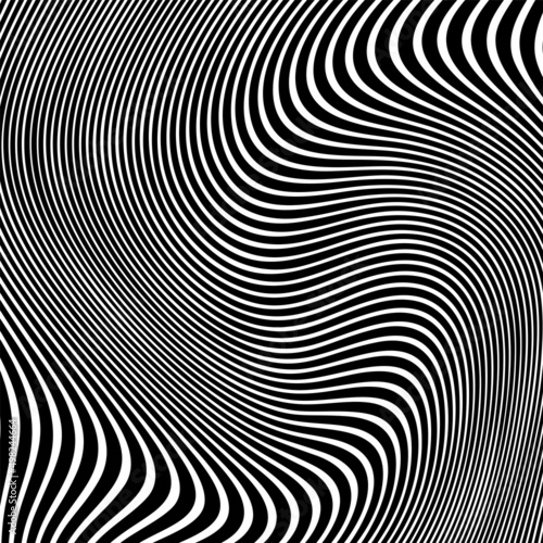Abstract illustration of a Black stripe pattern.hypnosis spiral.Black And White Spiral.wave line pattern.Curved Stripes Abstract Stripes Stripes Stock.Abstract Black and White Geometric.