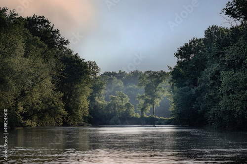 fog over the river