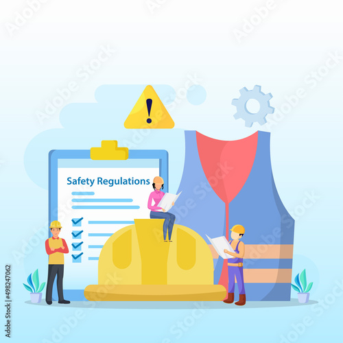 OSHA - Occupational Safety and Health Administration for business and organization vector.