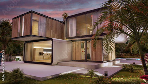 Stylish contemporary house ...