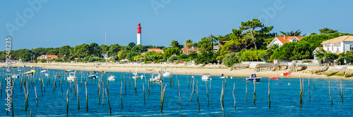 View of the Cap Ferret and the Arcachon bay photo