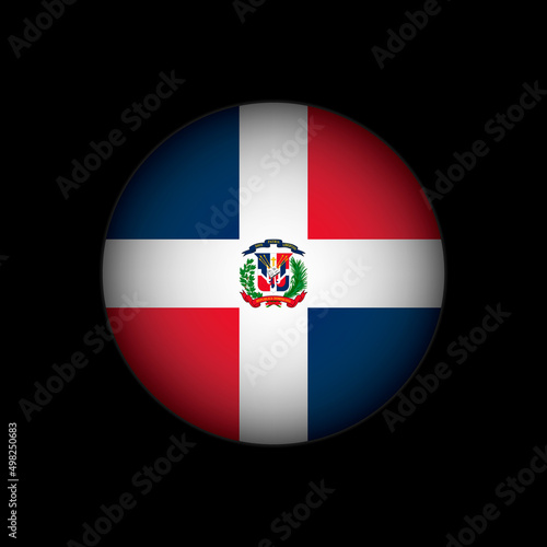 Free Download Country Dominican Republic. Dominican Republic flag. Vector illustration. - GFXLoad