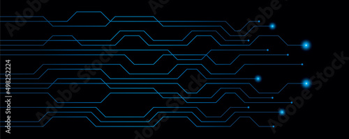 blue digital technology electronics circuit board elements