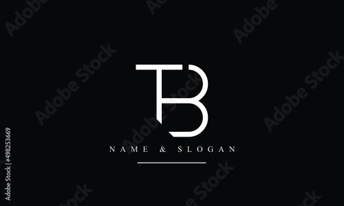 TB, BT, T, B abstract letters logo monogram
