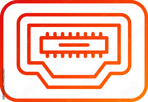 Hdmi Port Icon Style