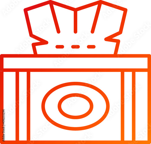 Tissue Box Icon Style