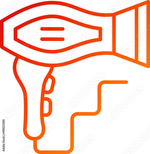 Hairdryer Icon Style