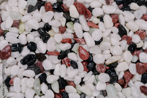 close up of colorful stone