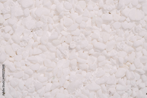 close up of white stone